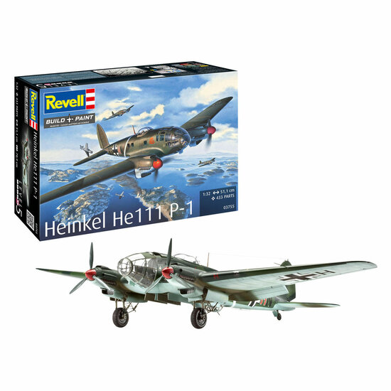 Revell Modelbouwpakket Heinkel He 111P-1 1:32 - 433dlg.