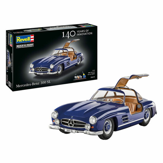 Revell Modelbouwpakket Mercedes-Benz 300 SL 100 Jaar MB 1:24 - 161dlg.