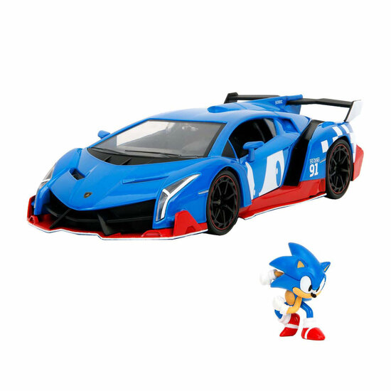 Jada Sonic Lamborghini Veneno 1:24