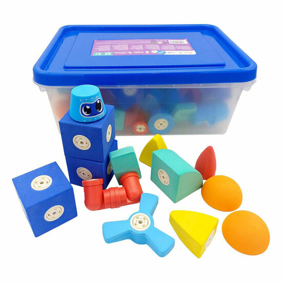 Blockaroo Magnetische Foam Blokken, 60dlg.