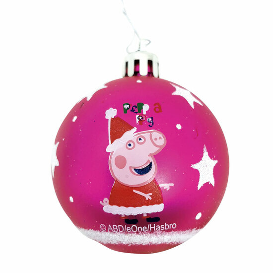 Kinder Kerstballen Peppa Pig, 10st.