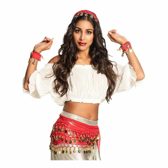 Belly Dance Set Rood, 3dlg. - Foto 6