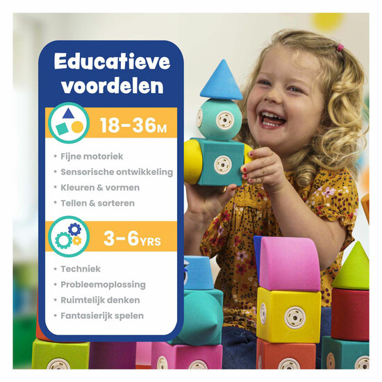 Blockaroo Magnetische Foam Blokken, 60dlg. - Foto 5
