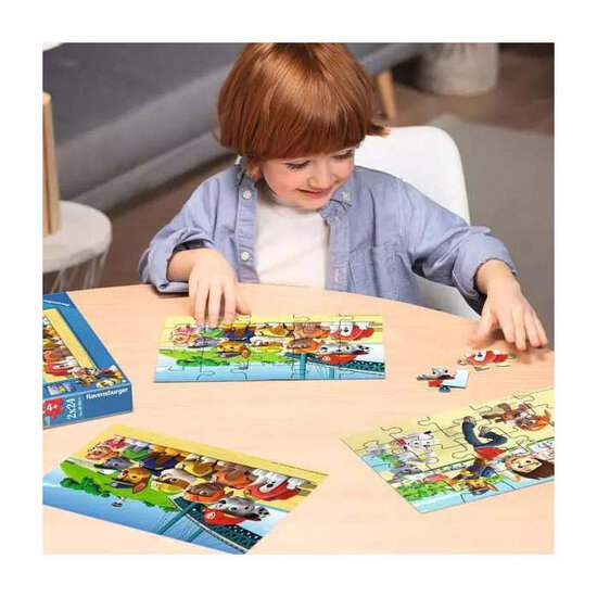 Ravensburger PAW Patrol Puzzel - Dappere Honden, 2x24st. - Foto 5