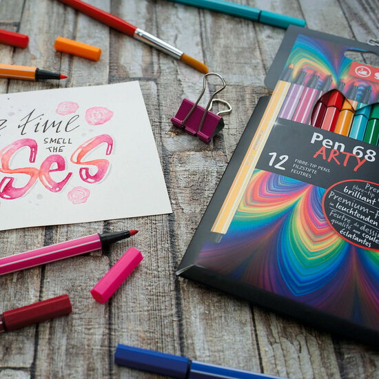STABILO Pen 68 - Viltstift - Metalen Doos Met 30 Stuks - Foto 6