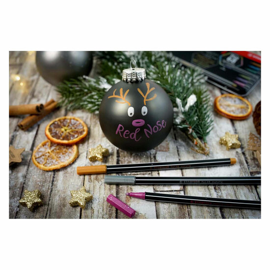 STABILO Pen 68 Metallic -  Viltstift - Metalen Set Met 8 Stuks - Foto 7