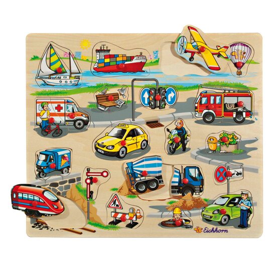 Eichhorn Houten Mega Noppenpuzzel - Foto 5