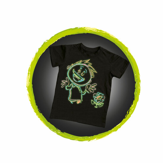 Knijp Textielstiften Glow in the Dark, 4st. - Foto 5