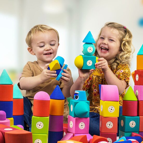 Blockaroo Magnetische Foam Blokken Vliegtuig Box, 10dlg. - Foto 8