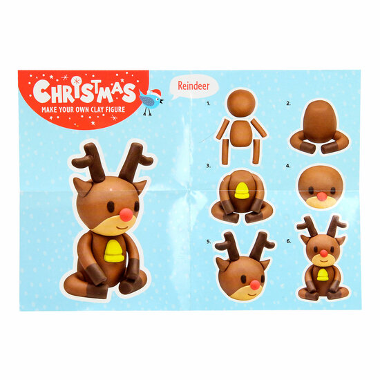 Maak je eigen Kleifiguur Kerst - 90gr. Klei - Foto 10