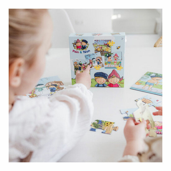 Fien &amp; Teun Puzzel 4in1 - Foto 6