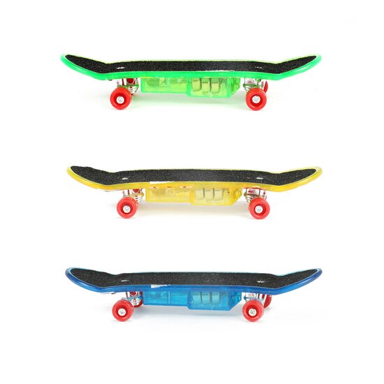 Vinger Skateboard met Licht en Extra wielen - Foto 5
