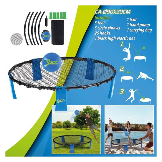 Vang-en Werp Spel Spyderball | Blauw | 90cm - Foto 6
