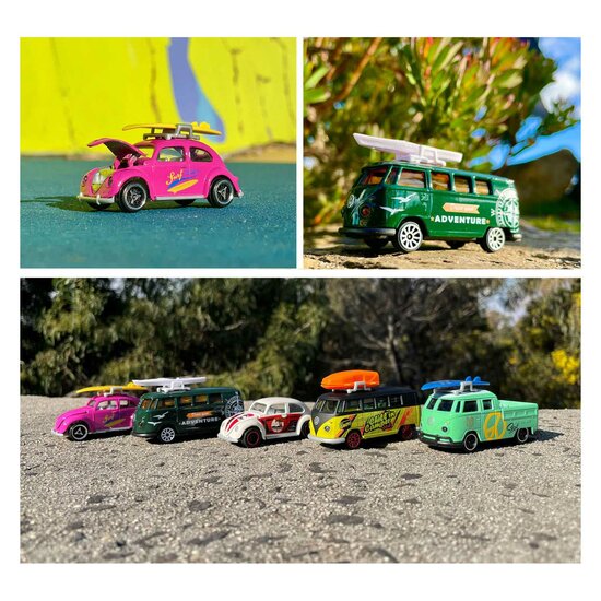 Majorette Volkswagen The Originals Speelauto's, 5st. - Foto 6