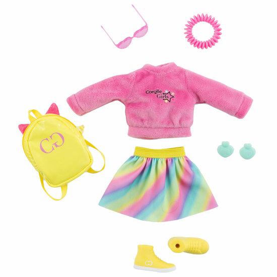Corolle Girls - Poppenkleertjes Fluo Set Dressing Room - Foto 7