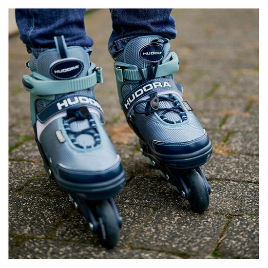 HUDORA Skeelers Leon 2.0 Ocean Blauw, Maat 33-36 - Foto 7