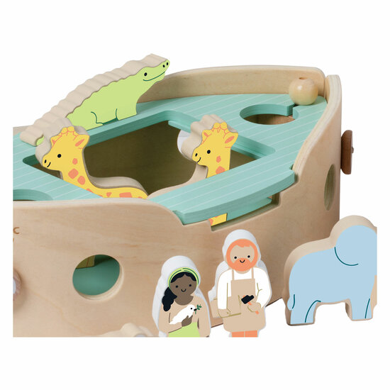 Classic World Houten Noah's Ark Boot Bouwset met Dieren, 16dlg. - Foto 6