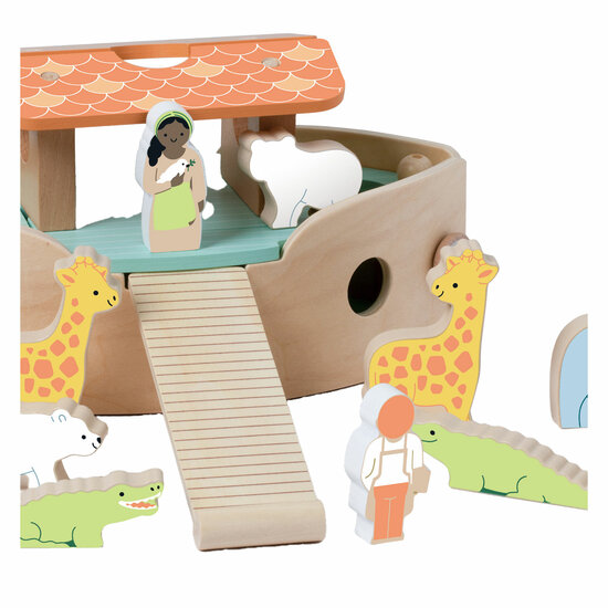 Classic World Houten Noah's Ark Boot Bouwset met Dieren, 16dlg. - Foto 7