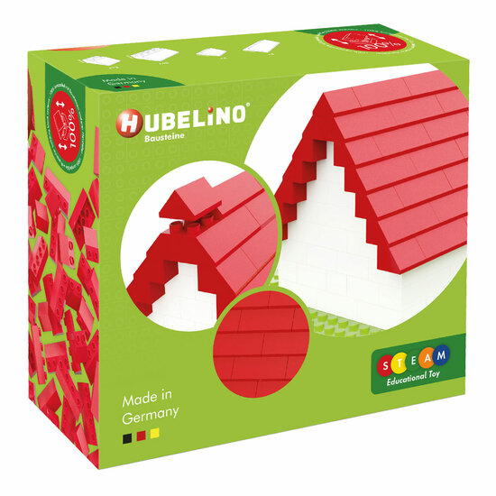 Hubelino Dakpannenset Bouwblokjes - 68dlg. - Foto 9