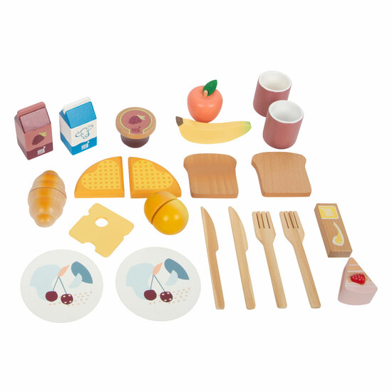 Small Foot - Picknickset met Houten Speeleten Tasty, 26dlg. - Foto 12