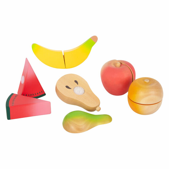 Small Foot - Houten Snij- en Speeleten Fruit Set, 13dlg. - Foto 5