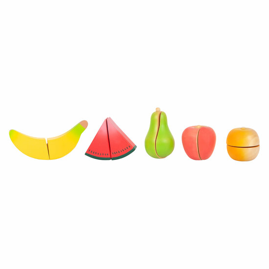 Small Foot - Houten Snij- en Speeleten Fruit Set, 13dlg. - Foto 6