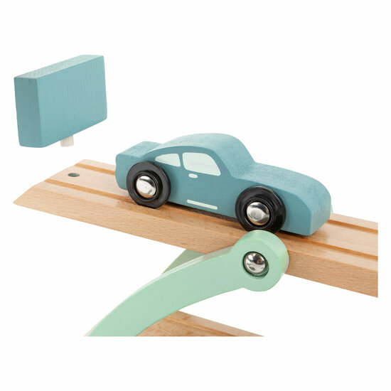 Small Foot - Houten Vrachtwagen Transporter Chicago met Auto's, 9dlg. - Foto 6