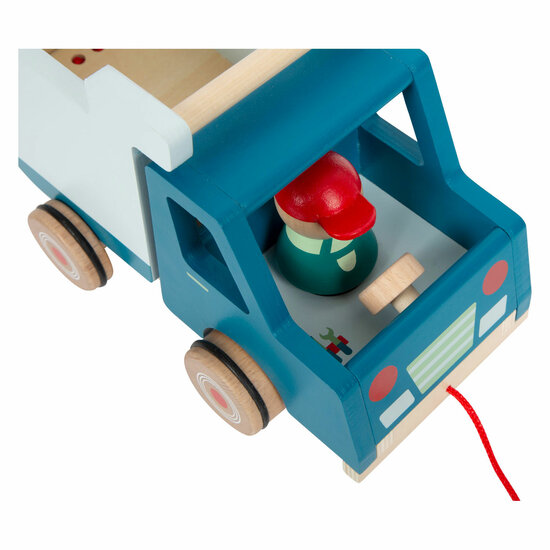 Small Foot - Houten Trekfiguur Kiepvrachtwagen - Foto 8