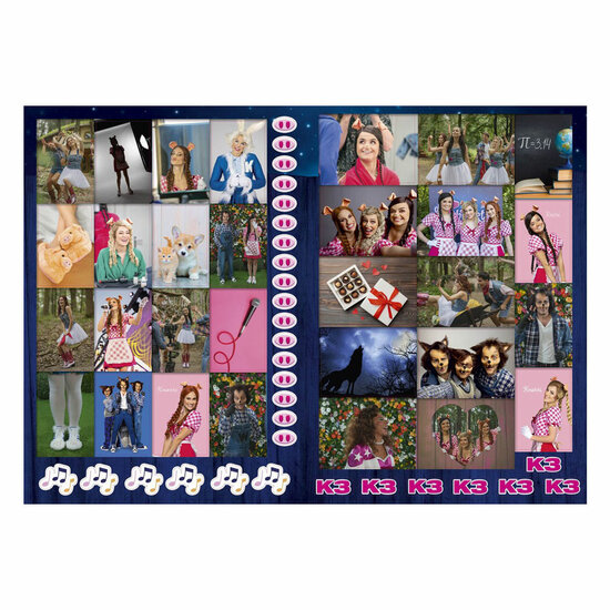 K3: 3 Biggetjes Fanboek met Stickers - Foto 9