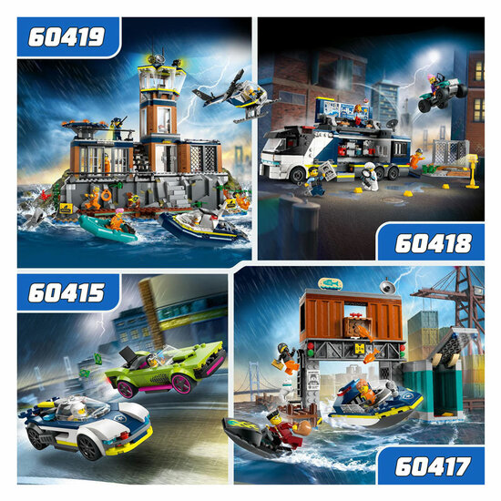 LEGO City 60415 Politiewagen en Snelle Autoachtervolging - Foto 7