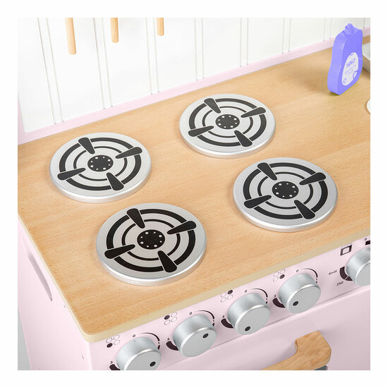Tidlo Houten Speelkeuken Landelijk Roze, 7dlg. - Foto 5
