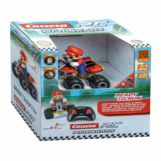 Carrera RC Bestuurbare Auto - Super Mario Quad 1:40 - Foto 14