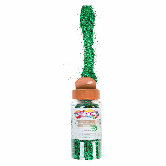 Colorations - Biologische Afbreekbare Glitter - Groen, 113 gram - Foto 5