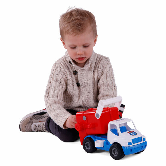 Cavallino Grip Vuilniswagen met Rubberbanden, 29cm - Foto 5