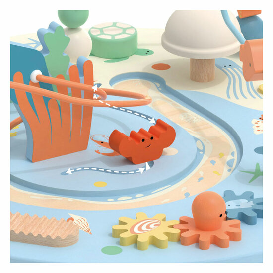 Classic World Houten Activiteitentafel Onderwaterwereld, 3dlg. - Foto 6