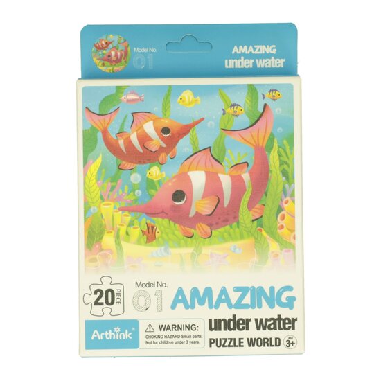 Mini Puzzel Onderwaterwereld, 20st. - Foto 5