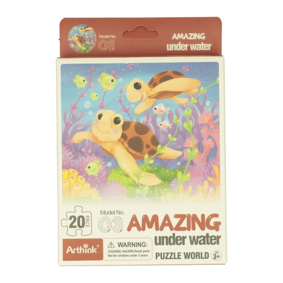 Mini Puzzel Onderwaterwereld, 20st. - Foto 8
