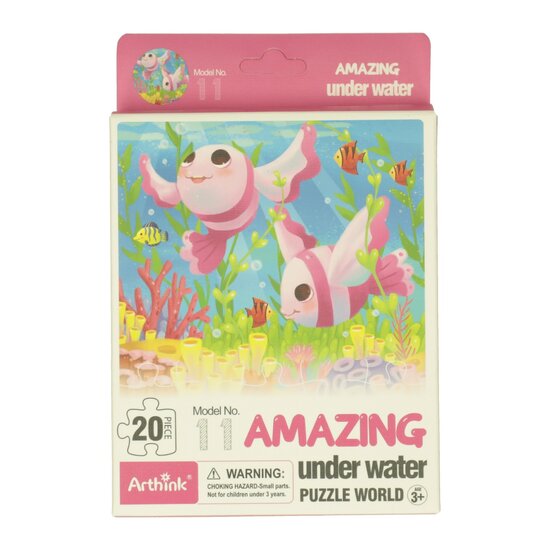 Mini Puzzel Onderwaterwereld, 20st. - Foto 12