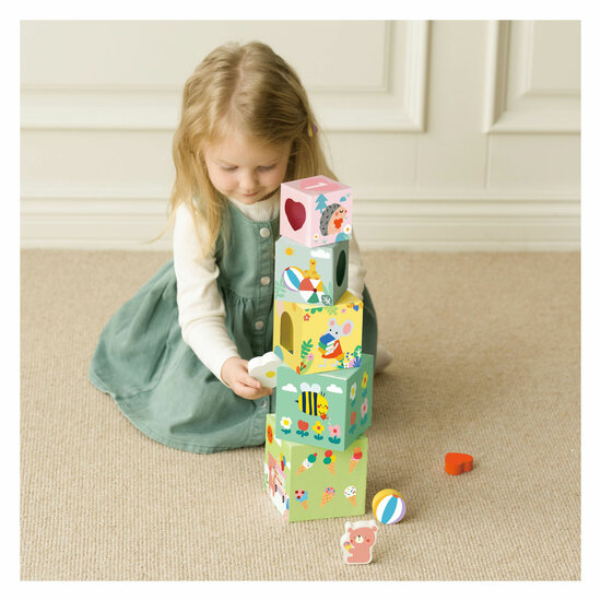 Classic World Stapelblokken met Bosdieren, 10dlg. - Foto 9