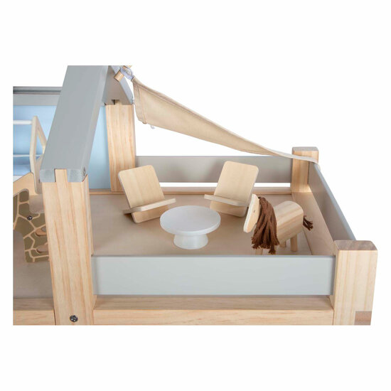 Small Foot - Houten Poppenhuis met Meubels - Foto 6