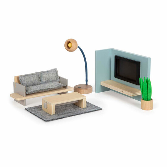 Small Foot - Houten Poppenhuis met Meubels - Foto 14