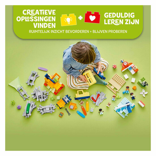 LEGO DUPLO Town 10428 Grote Interactieve Buurttrein - Foto 11