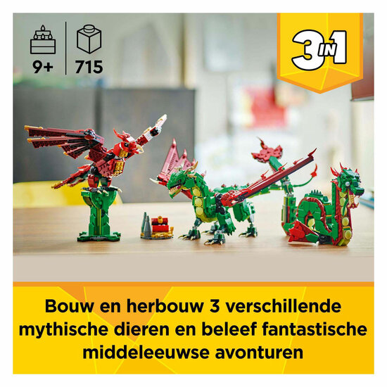 LEGO Creator 31161 Middeleeuwse Draak - Foto 10