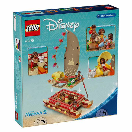 LEGO Disney Princess 43270 Vaiana's Avonturenkano - Foto 5
