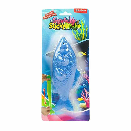 Fun Super Rekbare Kleverige Vis Neon Koi - Foto 8