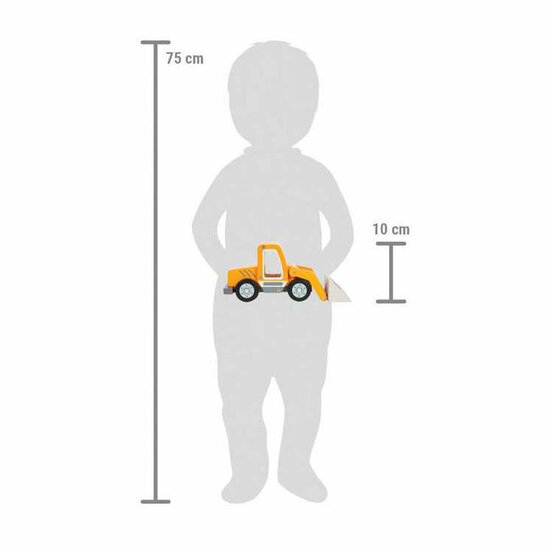 Small Foot - Houten Wiellader met Shovel - Foto 9