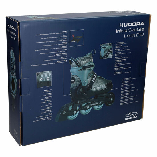 HUDORA Inline Skeelers Leon 2.0 Ocean, Maat 29-32 - Foto 6