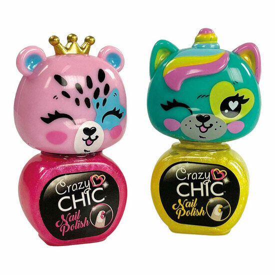 Clementoni Crazy Chic - Nagellak Dieren, 2st. - Foto 5