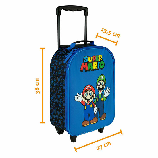 Kindertrolley Super Mario Blauw - Foto 6