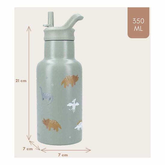 Kidzroom Drinkfles Sweet Sips Dino, 350ml - Foto 7